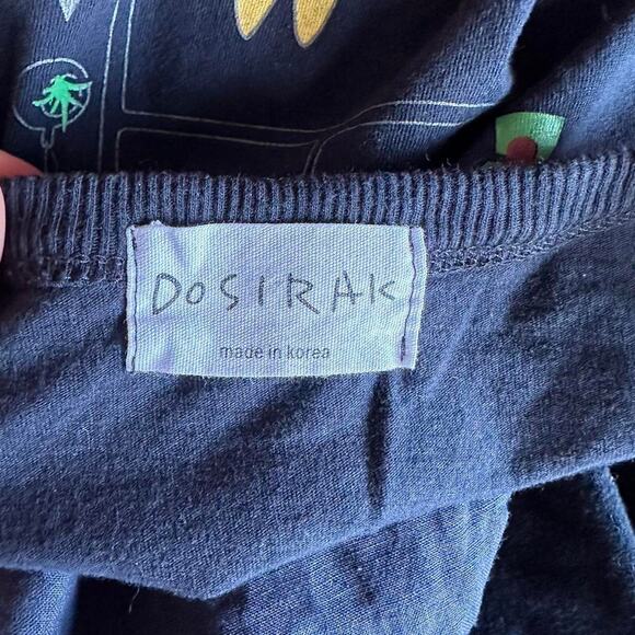 Womens Shirt Size Large Cute Colorful Anime Style Cat Raindrops Animated Fun - Picture 6 of 8